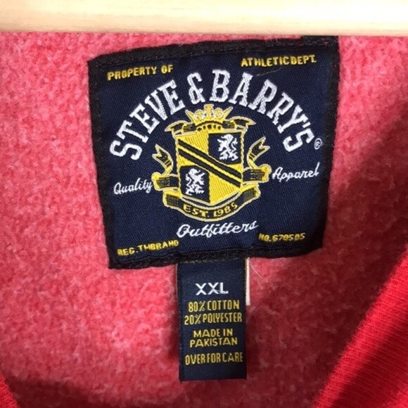 Steve & Barry’s outfitters 90s Ohio state oversized red pullover sweatshirt XXL - Picture 4 of 10
